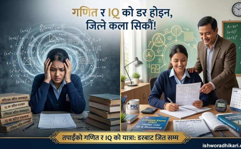 लोकसेवा तयारीको क्रममा गणित र IQ अध्ययन गर्दा डर होइन, जित्ने कला सिकौं!